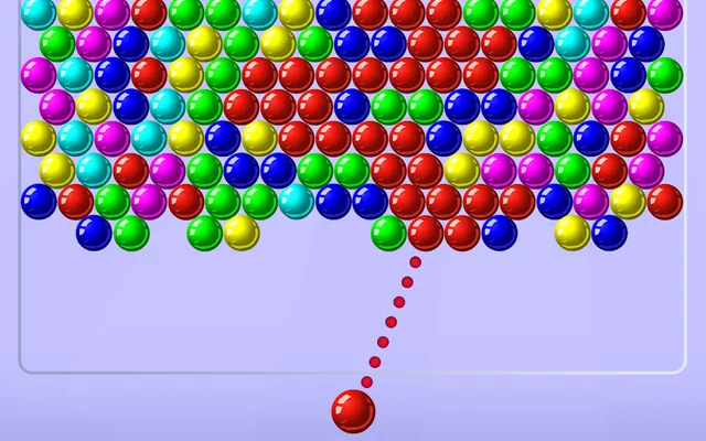 Ecra de Bubble Shooter